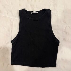 Zara black tank top size medium